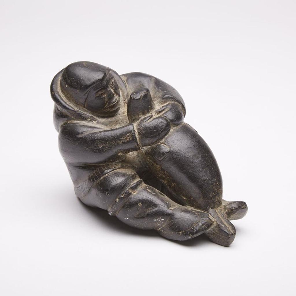 Pitajusi Uriju Qauritaiju (1905) - Seated Hunter Pulling A Seal