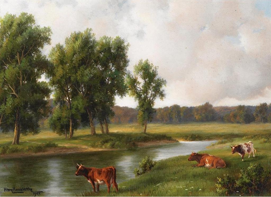 Henry Harold Vickers (1851-1918) - Nr. Warwickshire, Avon