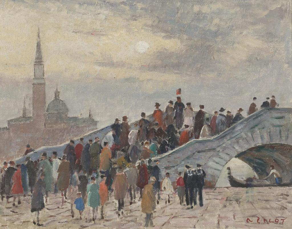 Robert Wakeham Pilot (1898-1967) - Bridge In Venice