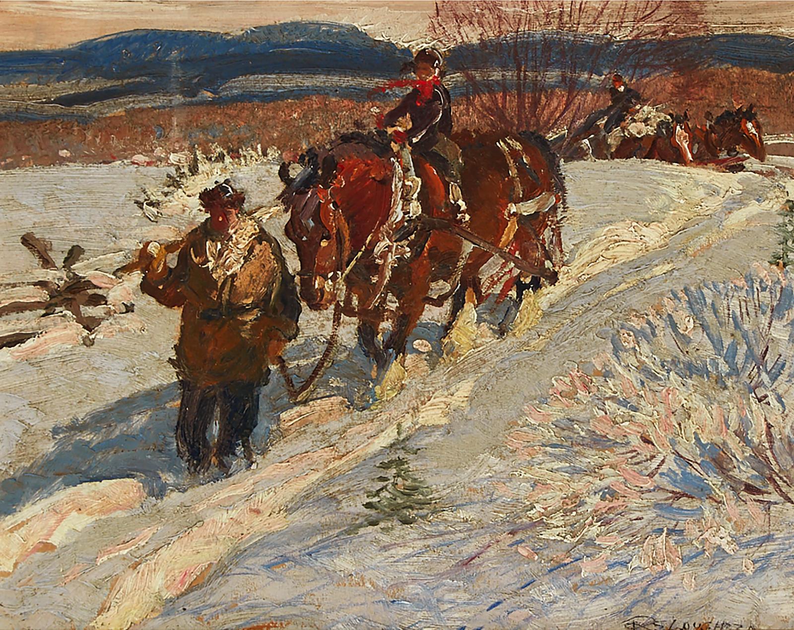 Robert Elmer Lougheed (1901-1982) - Untitled (Winter Scene)