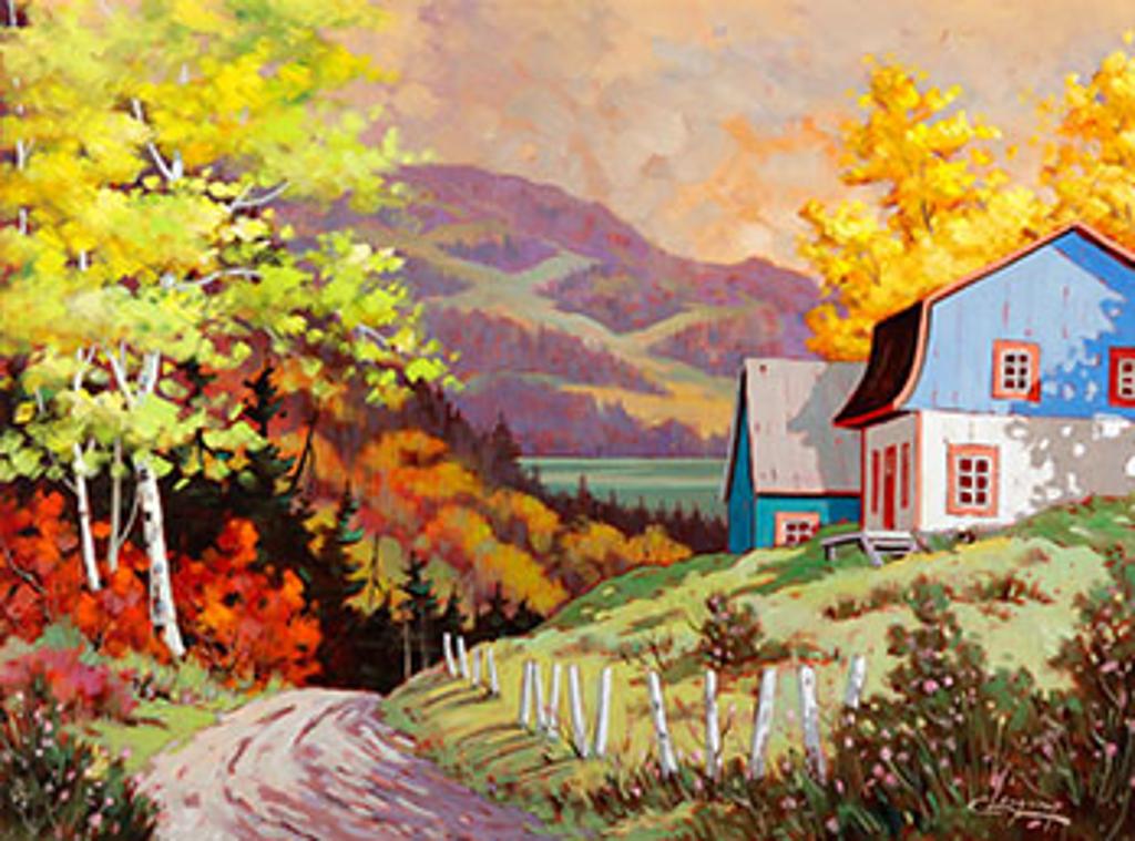 Claude Langevin (1942-2024) - Sentier en automne