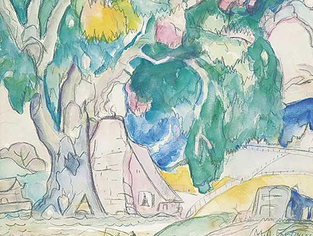 Marc-Aurèle Fortin (1888-1970) - Untitled - Cottage in the Trees
