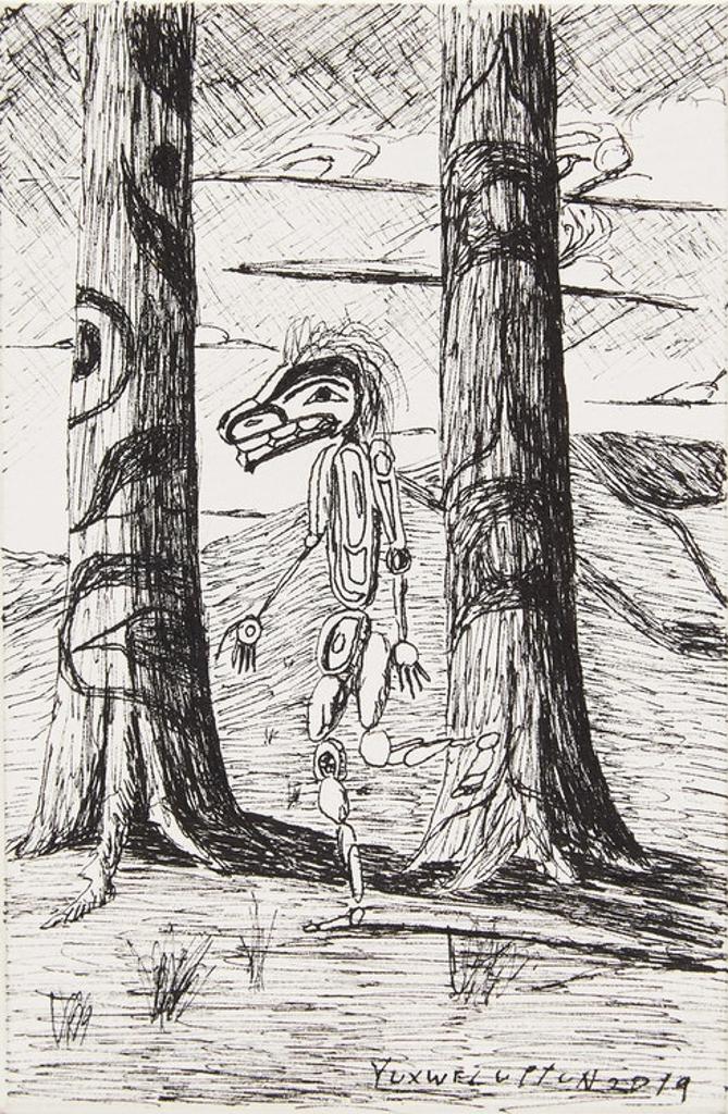 Lawrence Paul Yuxweluptun (1957) - Untitled