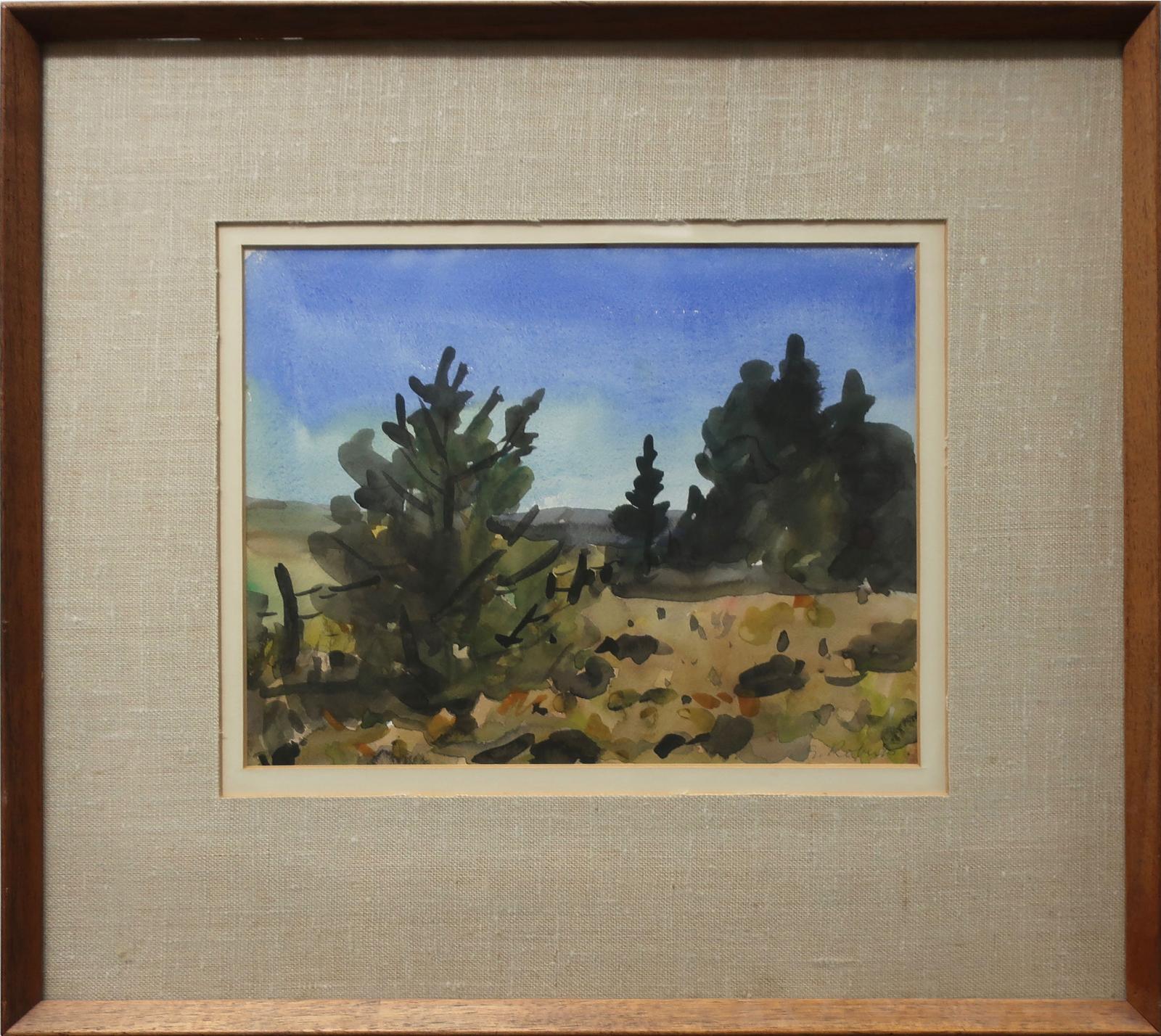 William Goodridge Roberts (1921-2001) - Edge Of Field