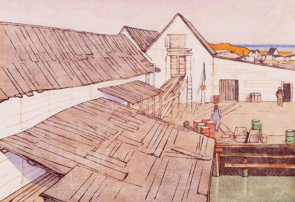 Walter Joseph (W.J.) Phillips (1884-1963) - Warrens Landing, Lake Winnipeg; 1931