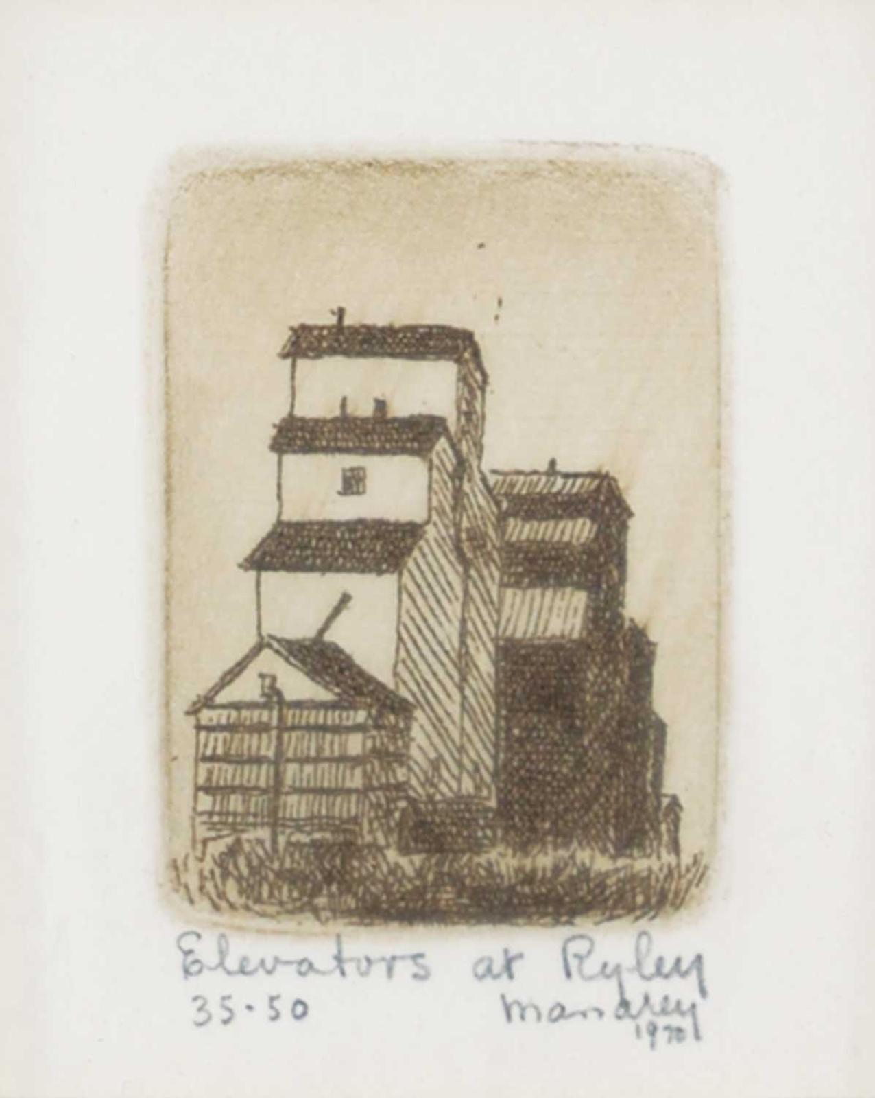 Thelma Alberta Manarey (1913-1984) - Elevators at Ryley  #35/50