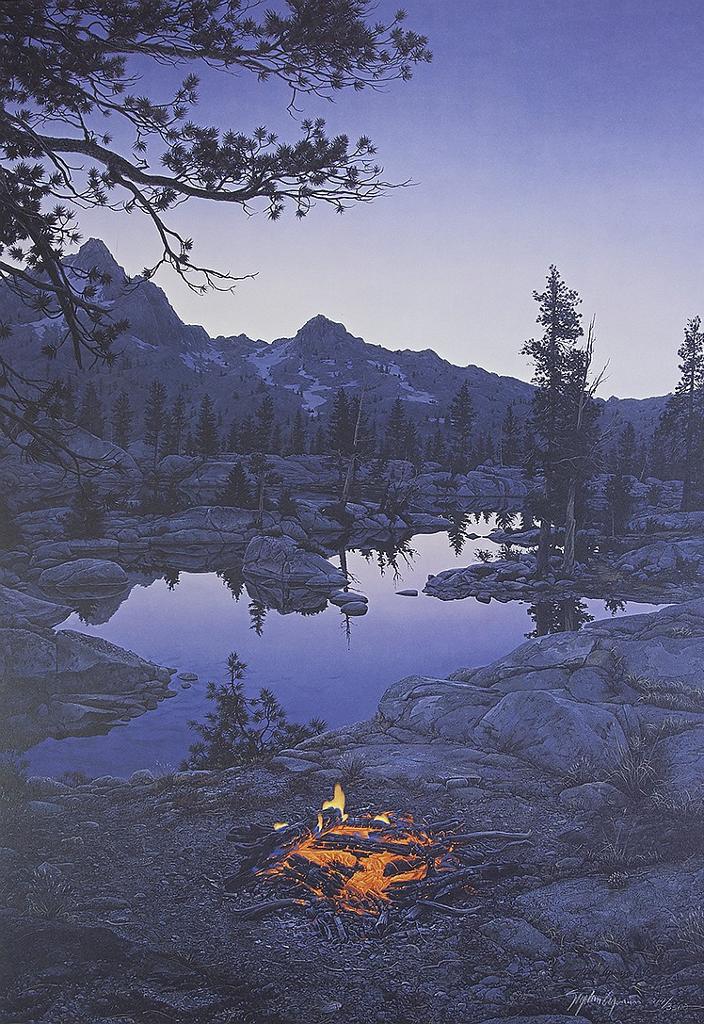 Stephen Lyman (1962-1996) - Embers at Dawn