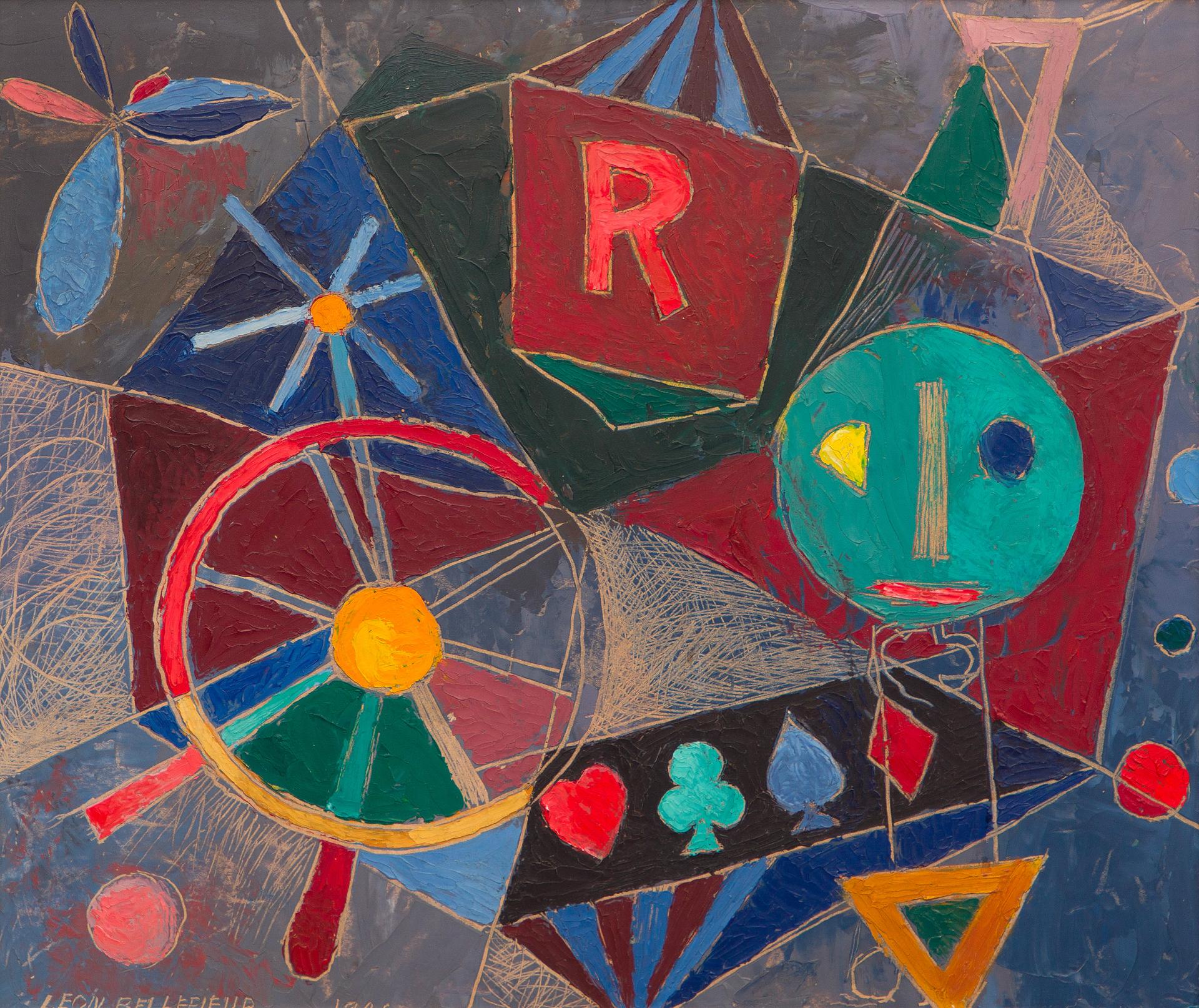 Léon Bellefleur (1910-2007) - Sans titre / Untitled, 1946