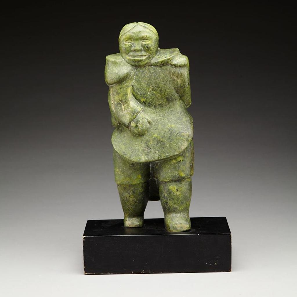 Aqjangajuk (Axangayu) Shaa (1937-2019) - Standing Woman On Base