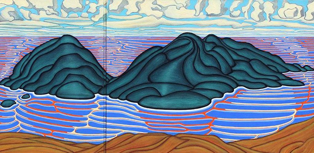 David James Veres (1961) - Above The Treeline, Pic Island, Lake Superior, Ont
