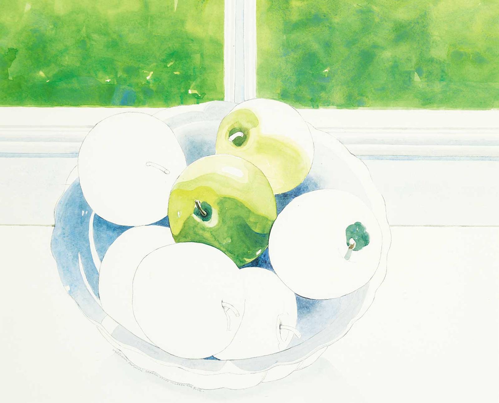 William Goodridge Roberts (1921-2001) - Shadow Study in Green and Blue