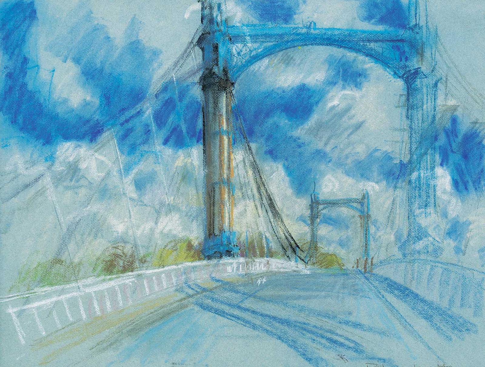Joseph (Joe) Francis Plaskett (1918-2014) - Battersea Bridge, London
