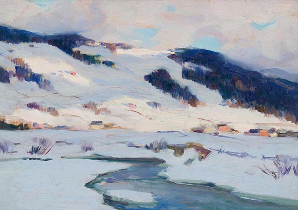 Clarence Alphonse Gagnon (1881-1942) - Soleil et ombre, Baie-St-Paul