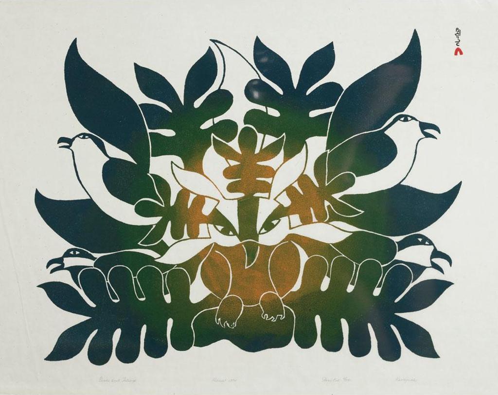 Kenojuak Ashevak (1927-2013) - Birds & Foliage