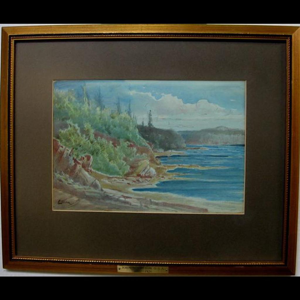 John Wesley Cotton (1869-1931) - Canadian Lakeshore Scene