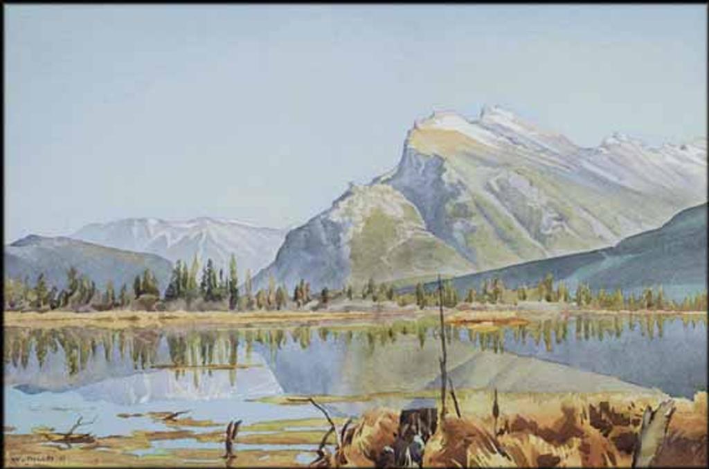 Walter Joseph (W.J.) Phillips (1884-1963) - Mount Rundle
