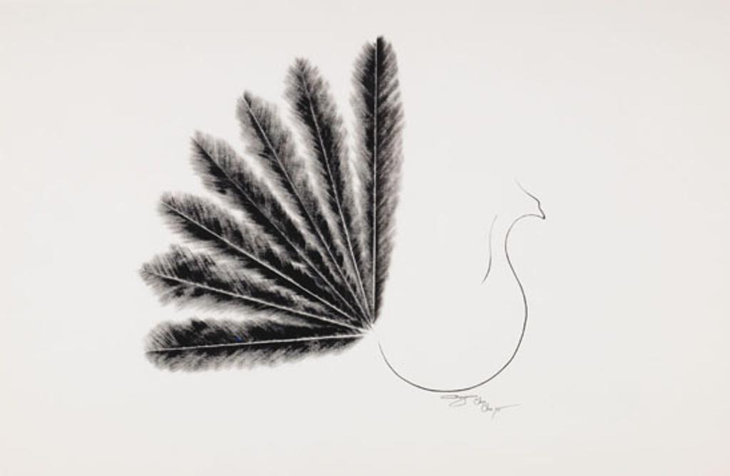 Benjamin Chee Chee (1944-1977) - Feather-tailed Grouse