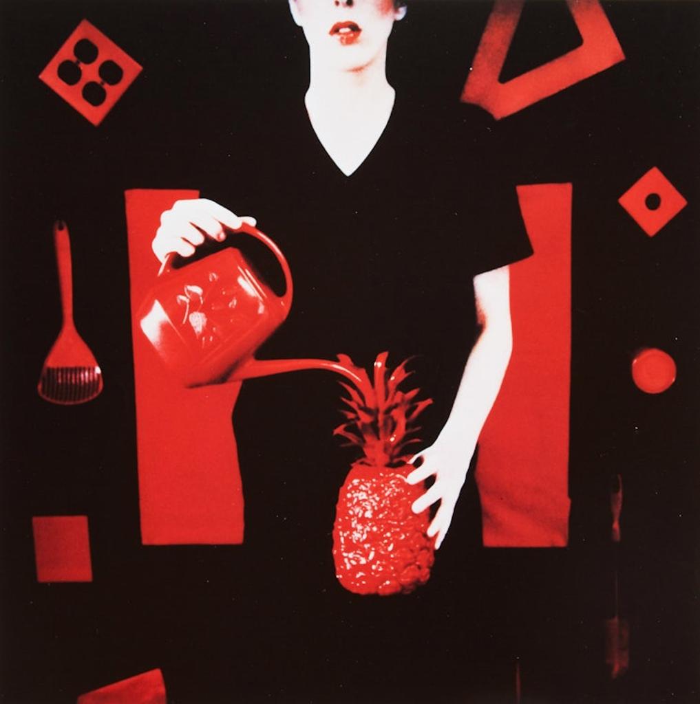 Barbara Ann Astman (1950) - Watering Pineapple, Badminton and Hat