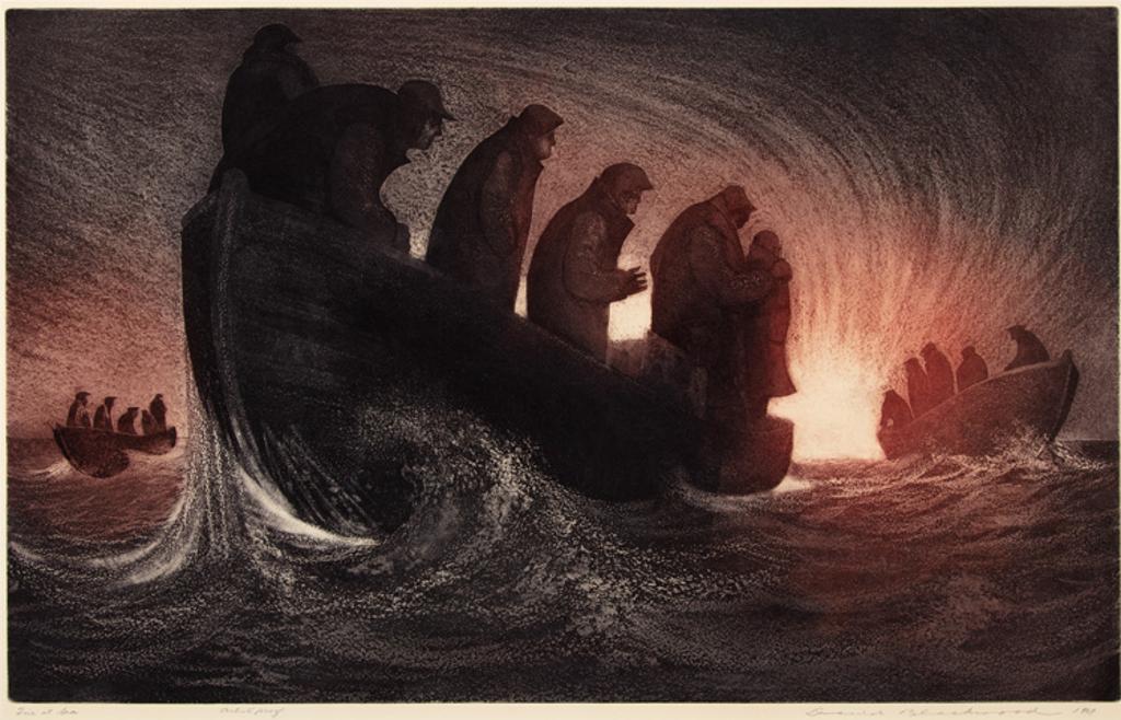 David Lloyd Blackwood (1941-2022) - Fire at Sea
