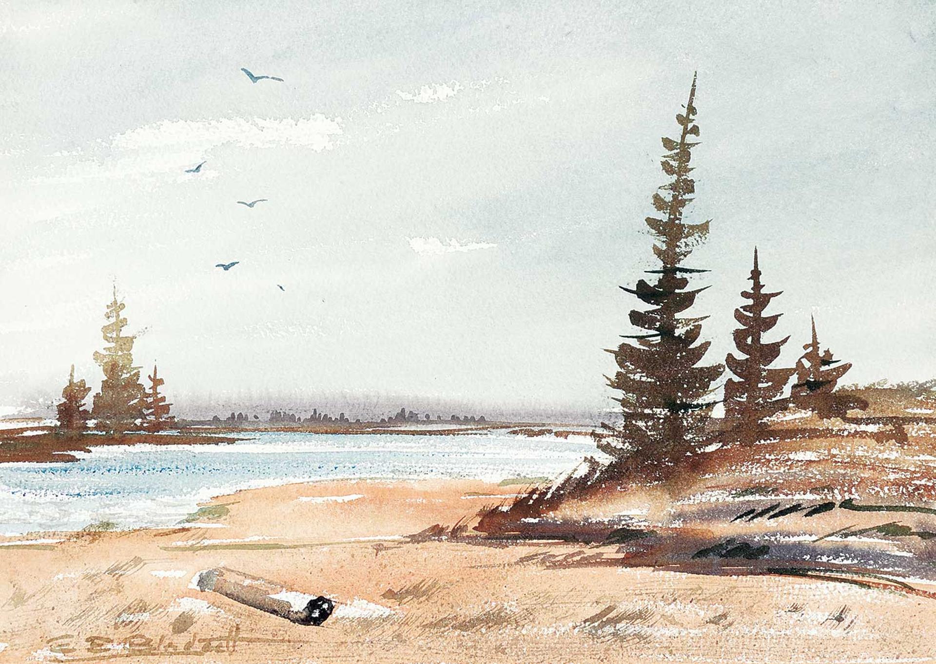 Stanford Earl Blodgett (1909-2006) - Untitled - Beach Scene
