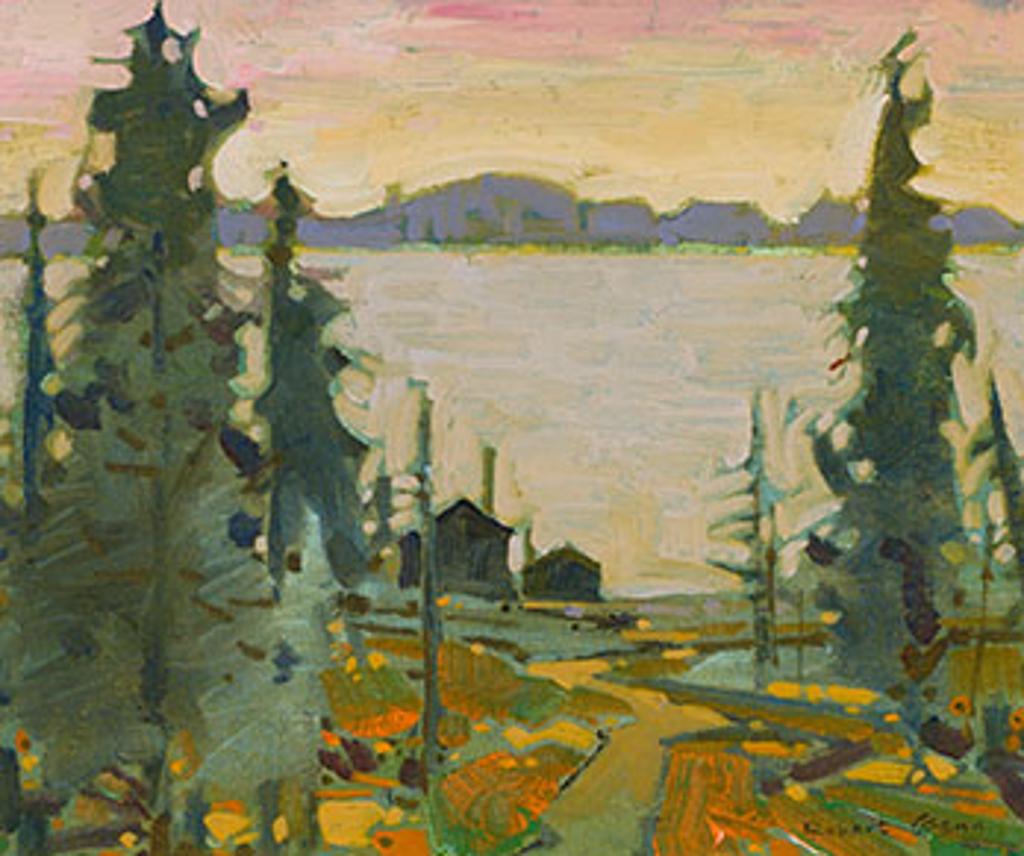 Robert Douglas Genn (1936-2014) - Minstrel Island in Blue