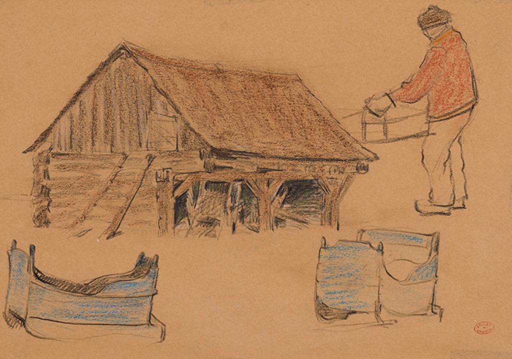 Clarence Alphonse Gagnon (1881-1942) - Étude