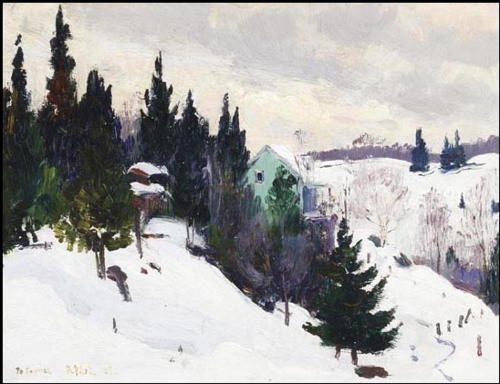 Robert Wakeham Pilot (1898-1967) - Cottage in Winter