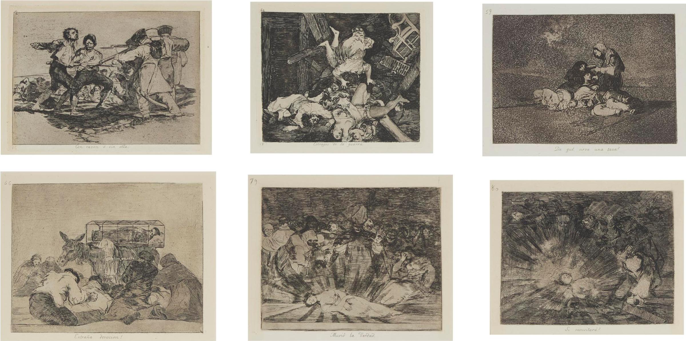 Francisco José de Goya Y Lucientes (1746-1828) - LOS DESASTRES DE LA GUERRA, CA. 1810-1820 [D. 121-199;  H. 122-200]