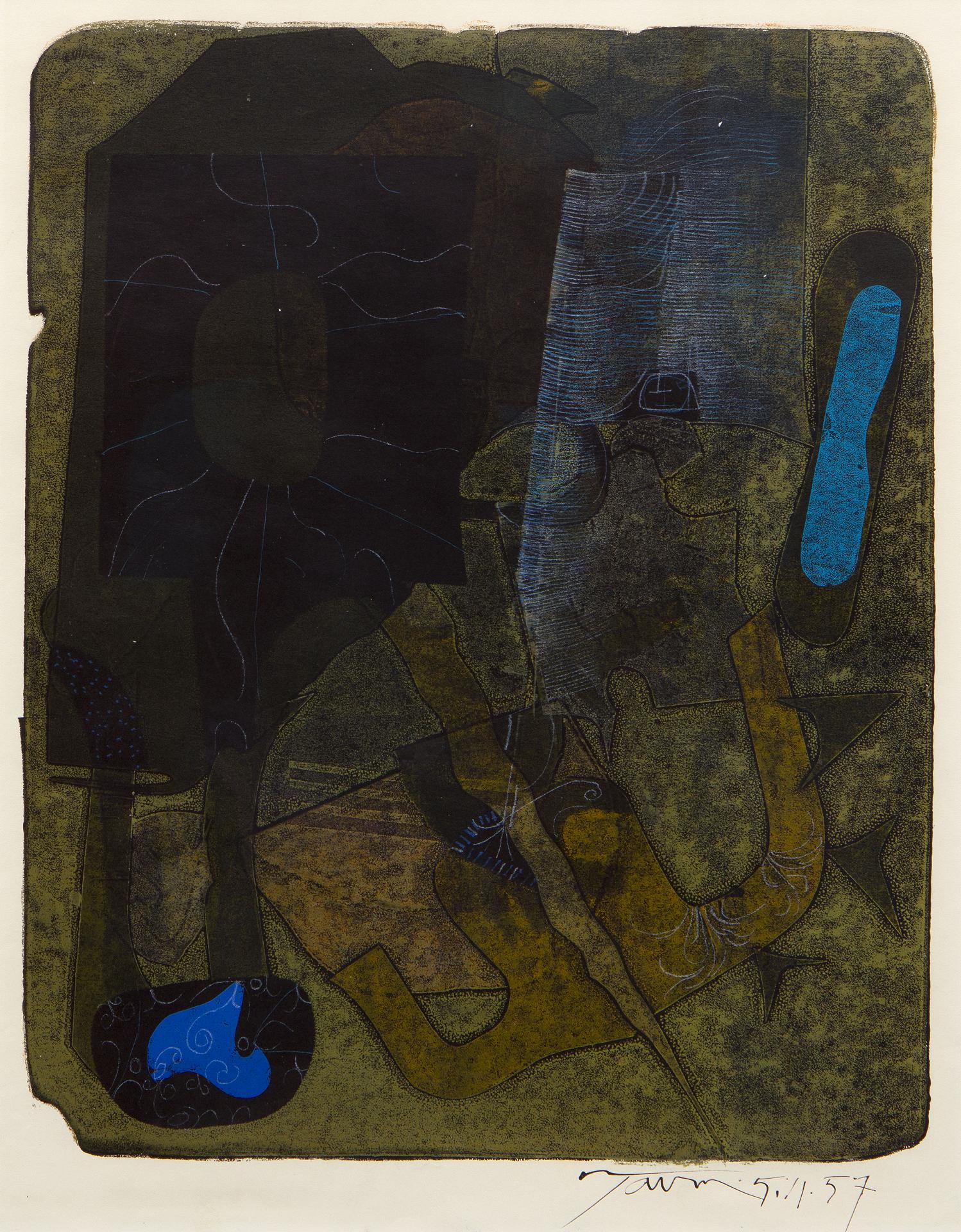 Harold Barling Town (1924-1990) - The Place of the Samurai, 1957