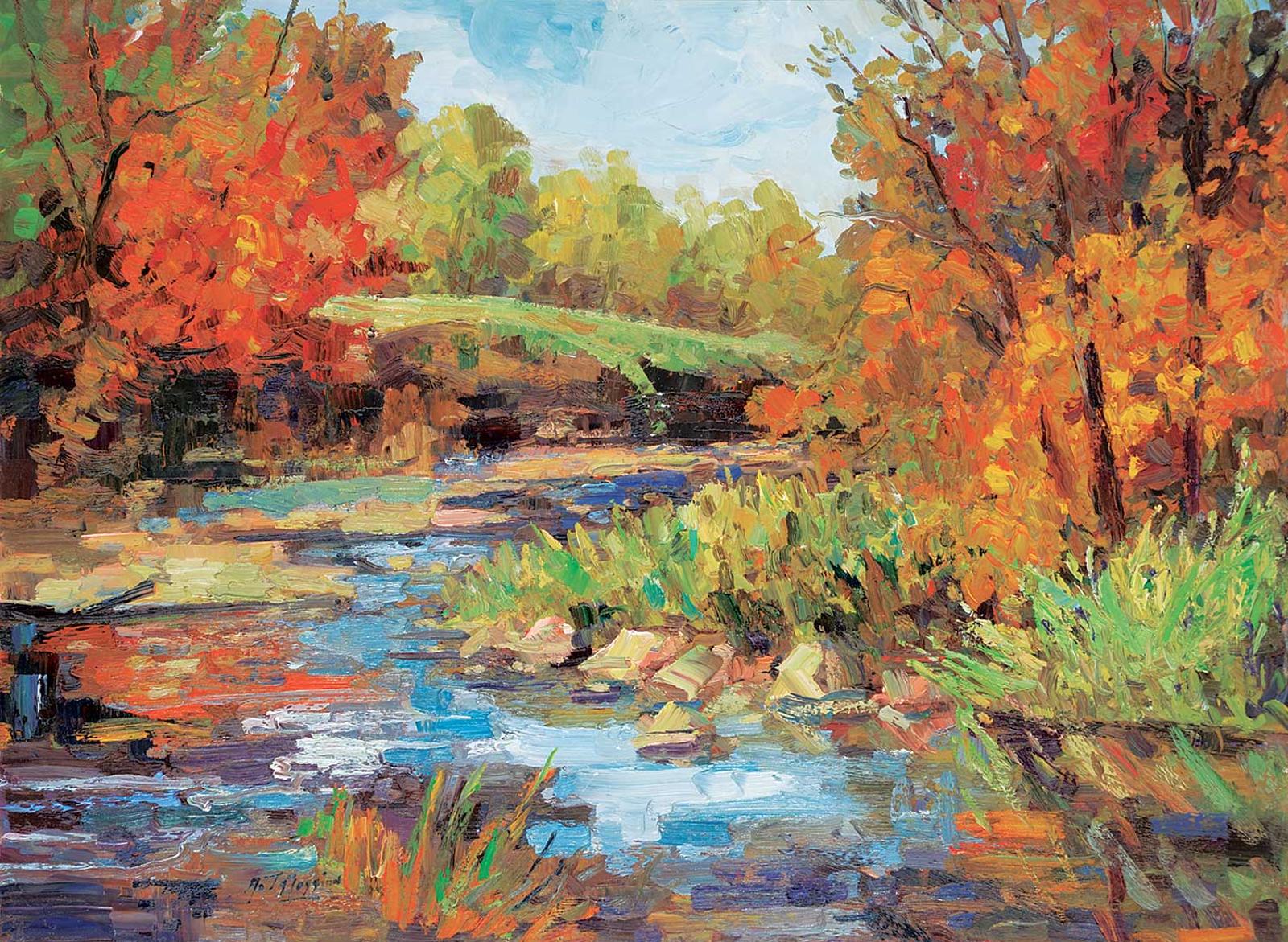 Armand Tatossian (1948-2012) - Untitled - Autumnal Stream