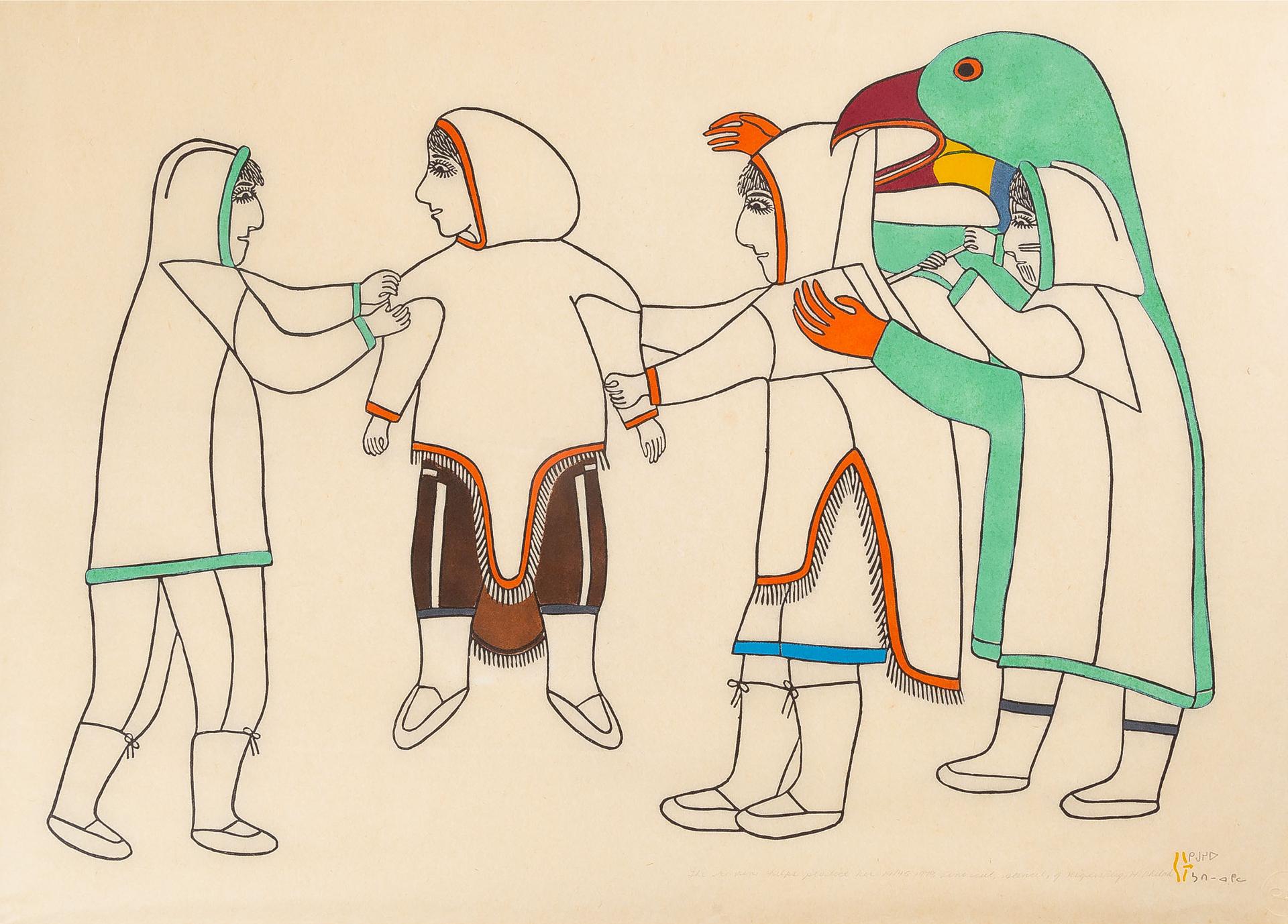 Janet Kigusiuq (1926-2005) - The Raven Protects Her
