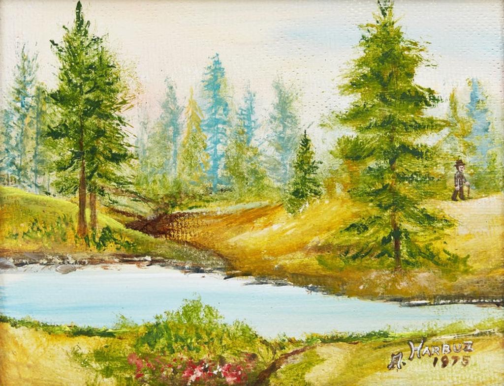 Ann Alexandra Harbuz (1908-1989) - Encampment Scene