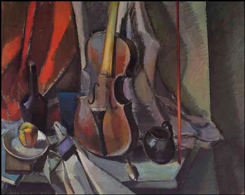 Jack Weldon Humphrey (1901-1967) - Still Life with Old Saxon Violin