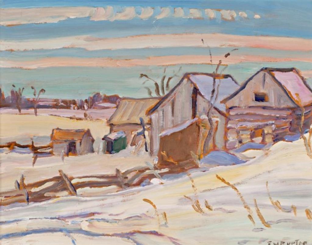Ralph Wallace Burton (1905-1983) - Barns, North Gower