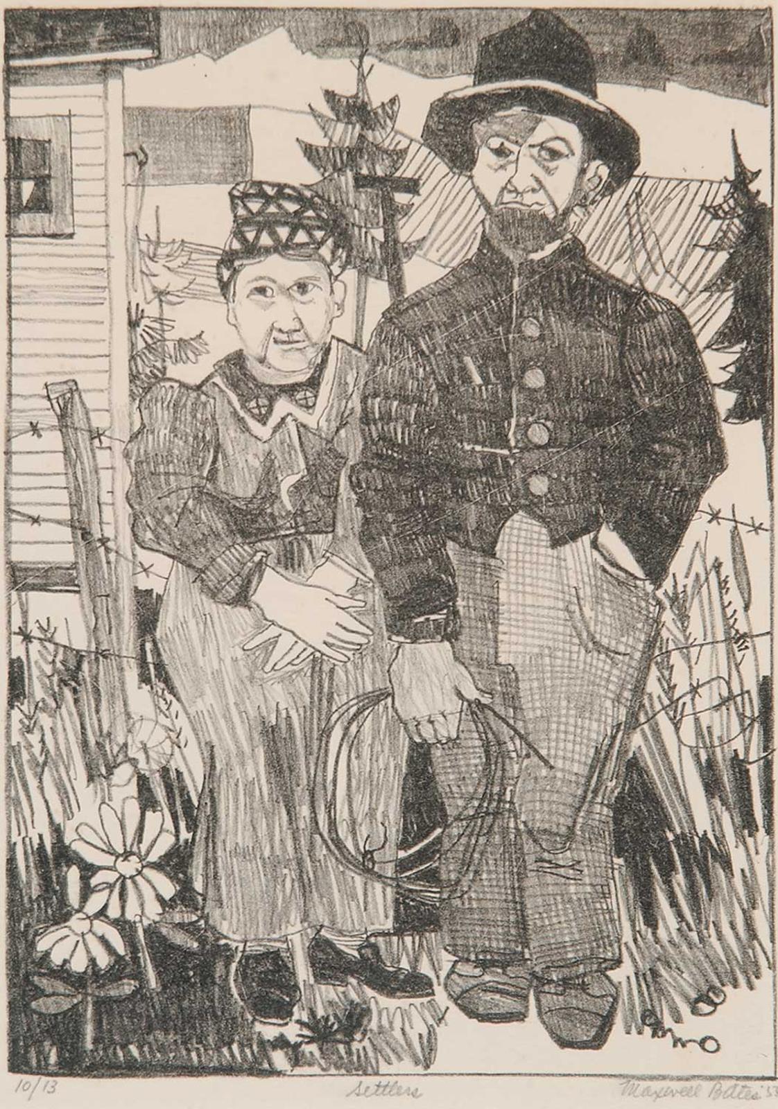 Maxwell Bennett Bates (1906-1980) - Settlers  #10/13