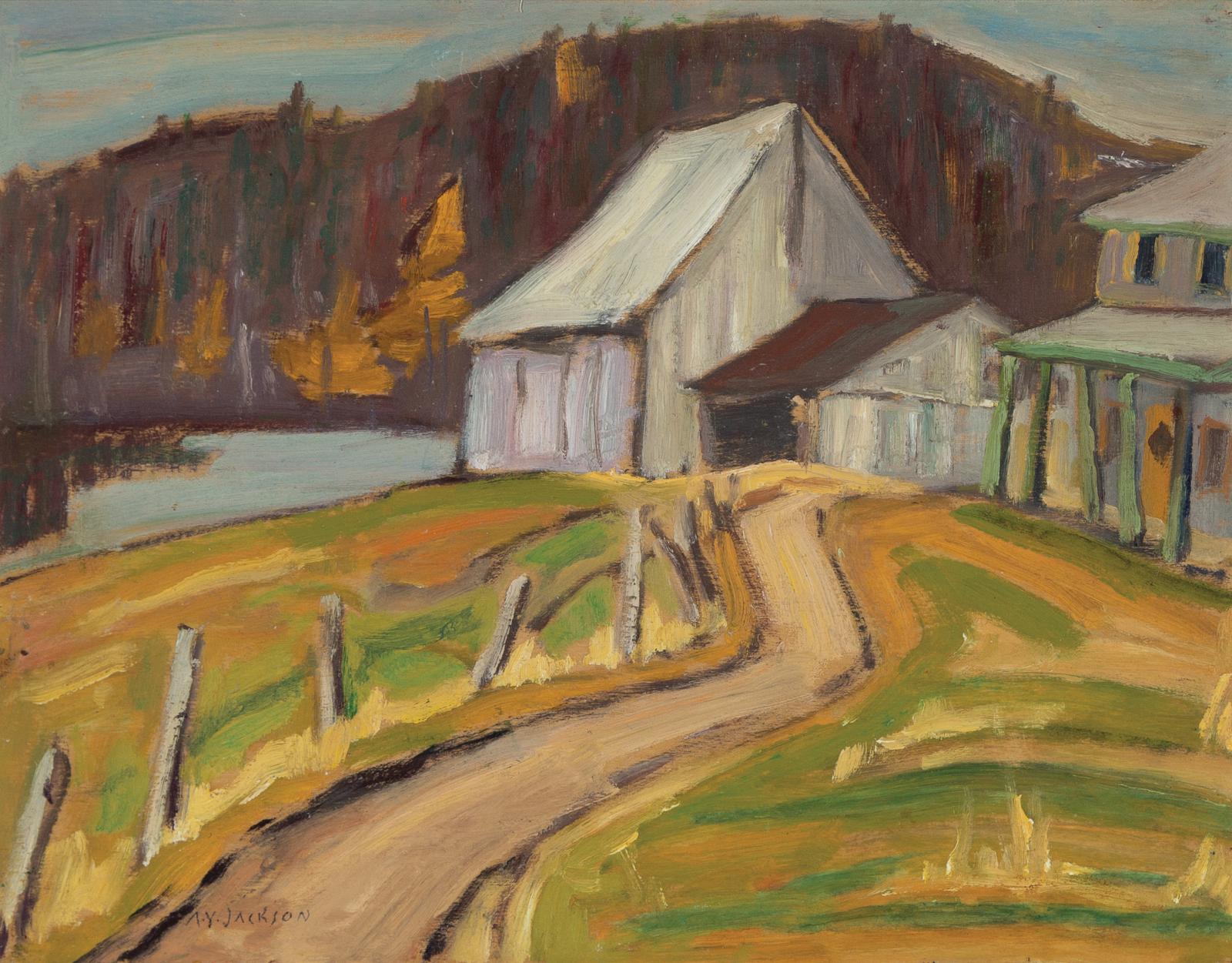 Alexander Young (A. Y.) Jackson (1882-1974) - House And Barn