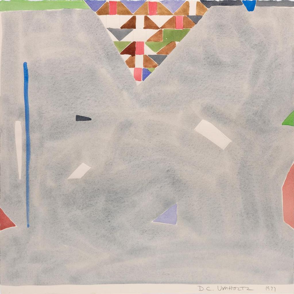 David C. Umholtz (1943-2014) - Untitled - Fragments on Grey
