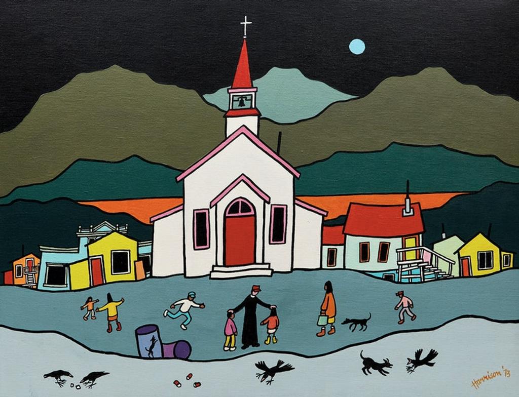 Ted Harrison (1926-2015) - Yukon Priest