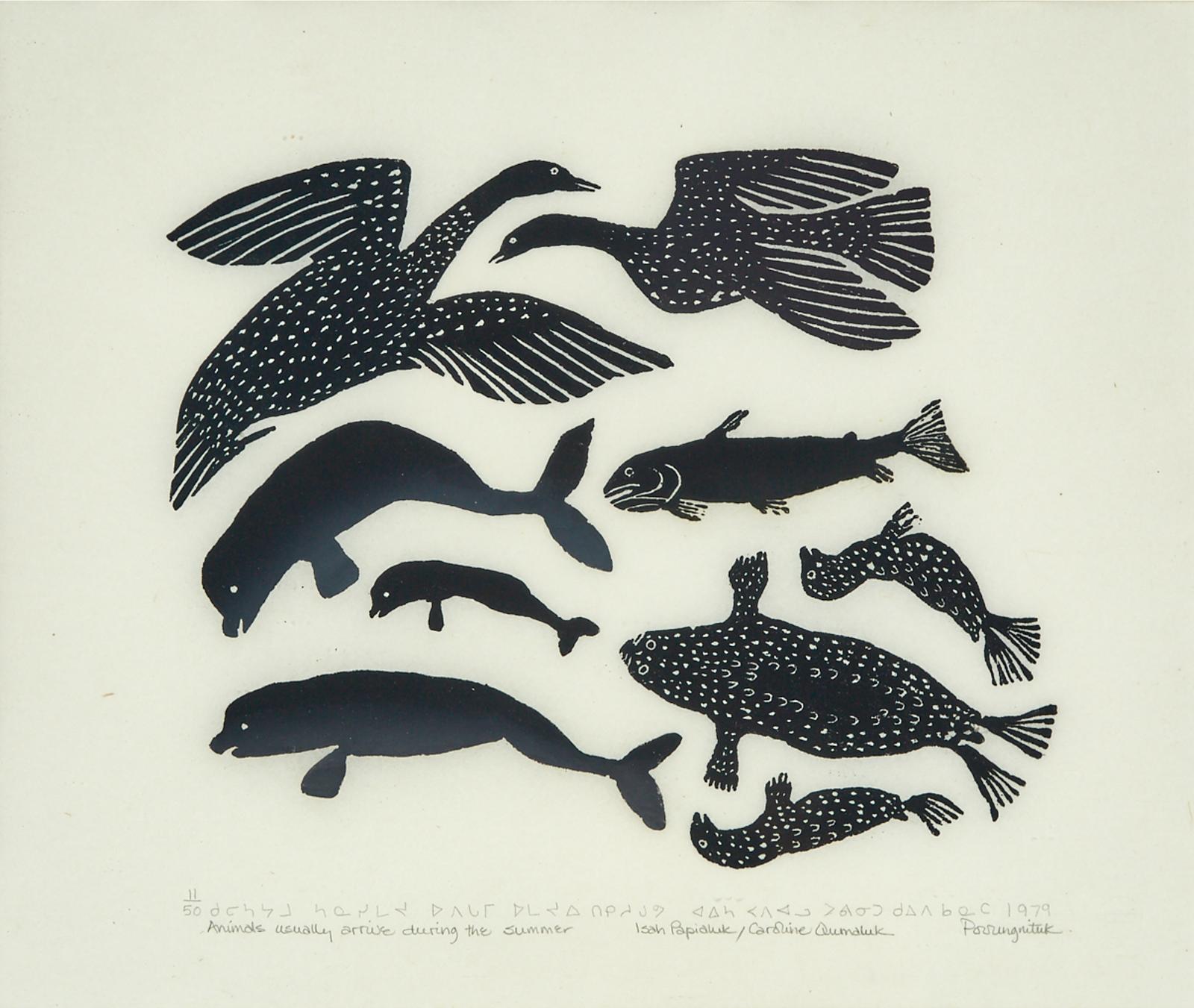 Isah Papialuk (1926) - Animals Usually Arrive During The Summer