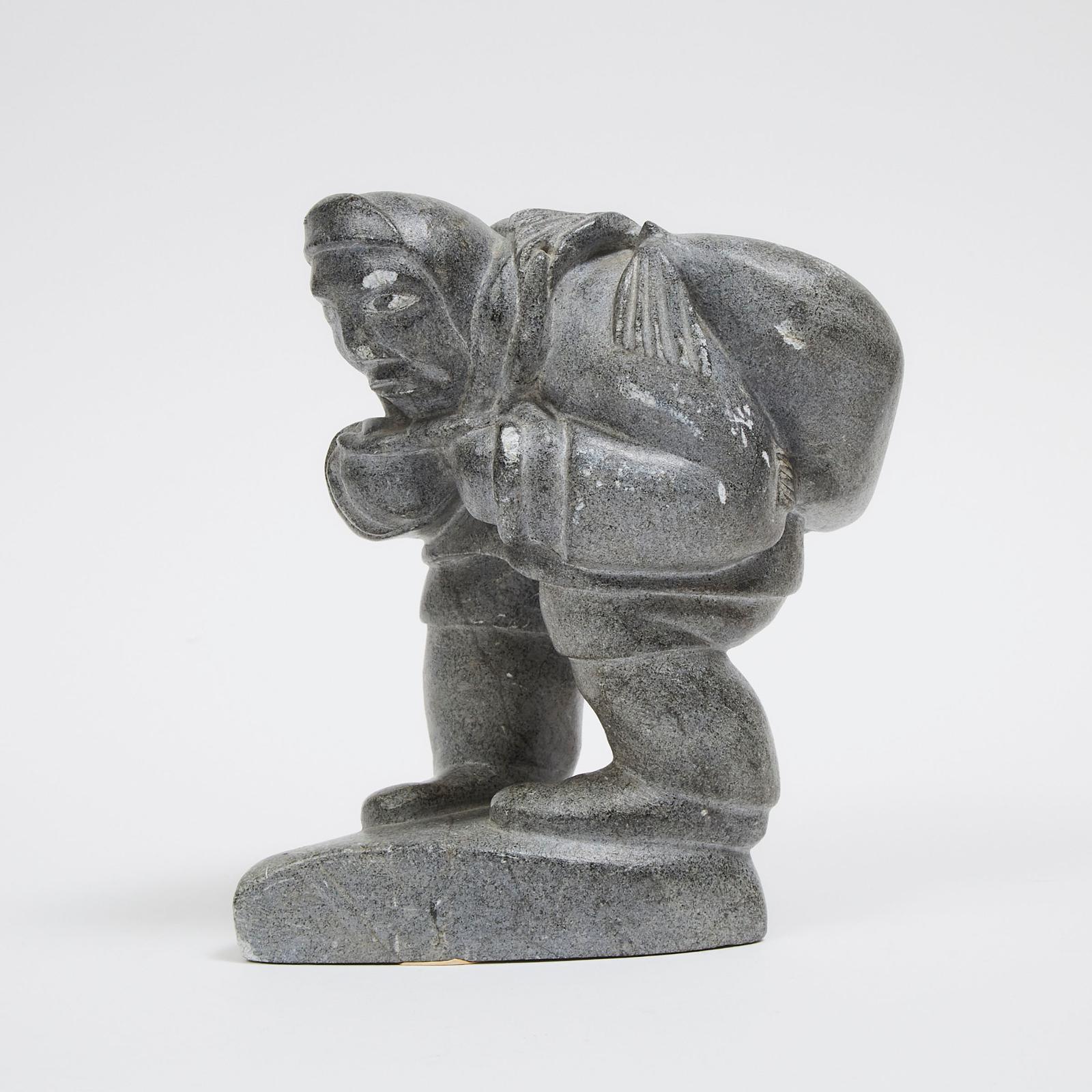Peter Nauja Angiju (1932) - Man Carrying A Seal