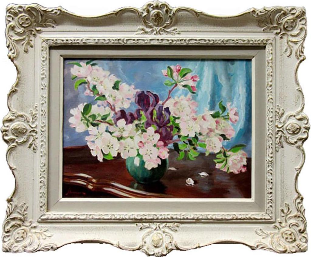 Arthur Alexander Drummond (1891-1977) - Apple Blossoms & Dwarf Iris; Autumn Road