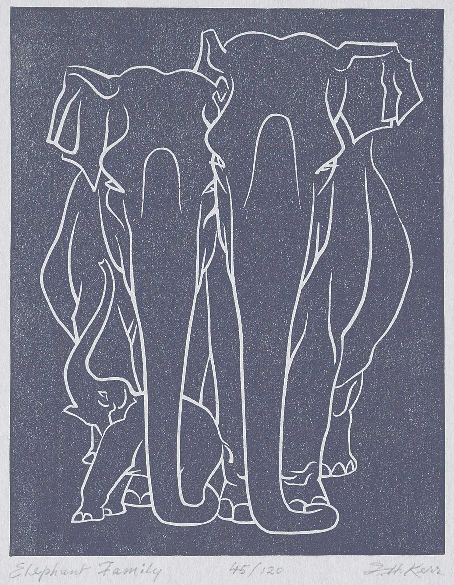 Illingworth Holey (Buck) Kerr (1905-1989) - Elephant Family  #45/120
