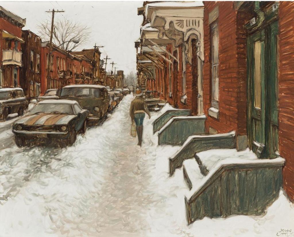 John Geoffrey Caruthers Little (1928-2024) - Hiver - Rue Henri Julien