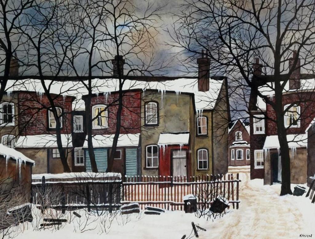 John Kasyn (1926-2008) - Spadina Ave. Lane; 1994