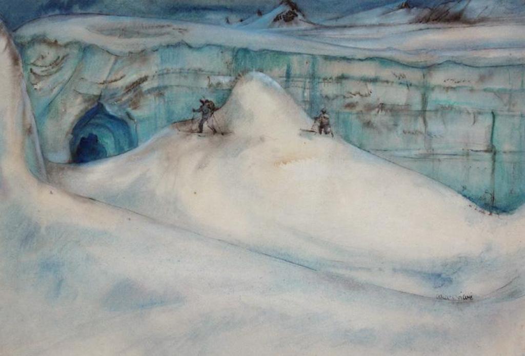 William (Will) Abernethy Ogilvie (1901-1989) - The Great Crevasse; 1957