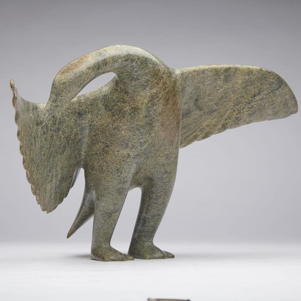 Lukta Qiatsuk (1928-2004) - Preening Bird
