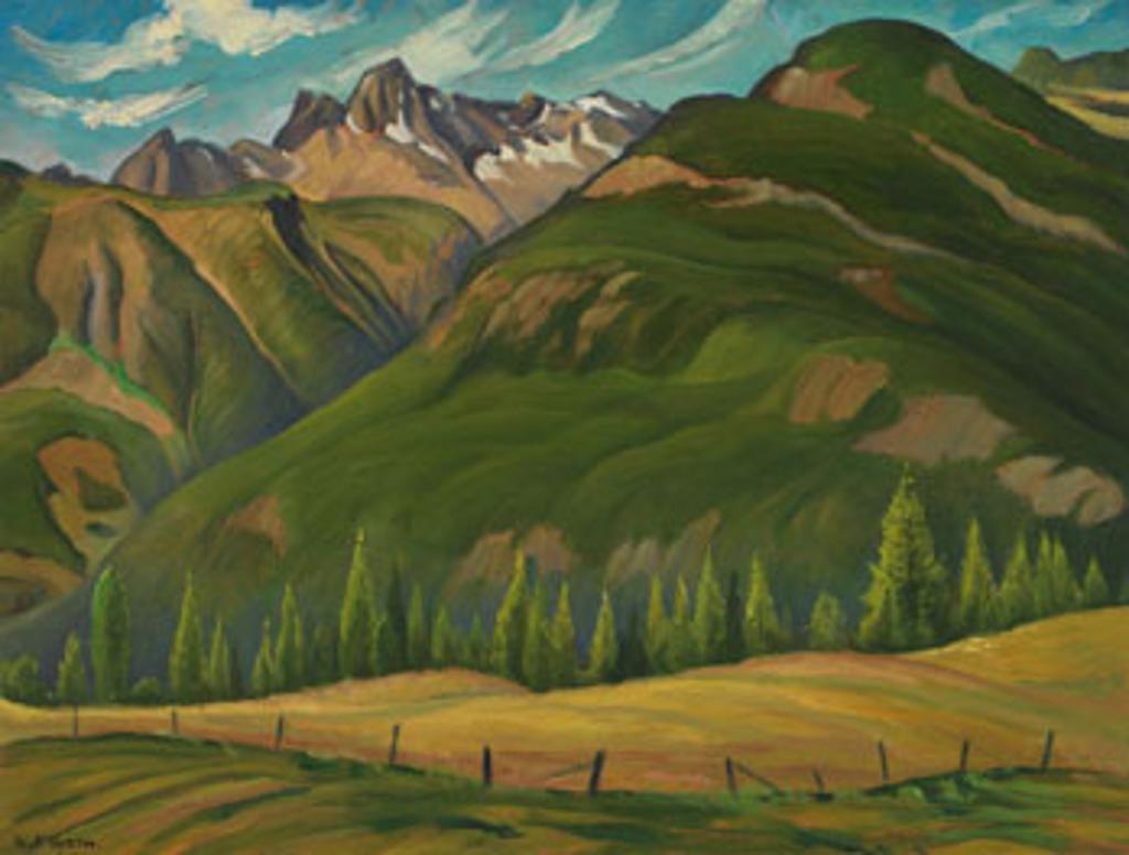 William Percival (W.P.) Weston (1879-1967) - Golf Course - New Denver