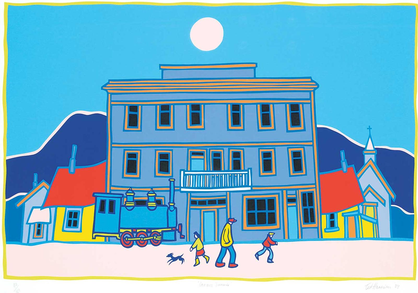 Ted Harrison (1926-2015) - Carcross Summer  #40/165