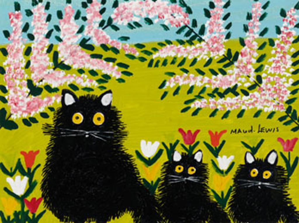 Maud Kathleen Lewis (1903-1970) - Black Cats