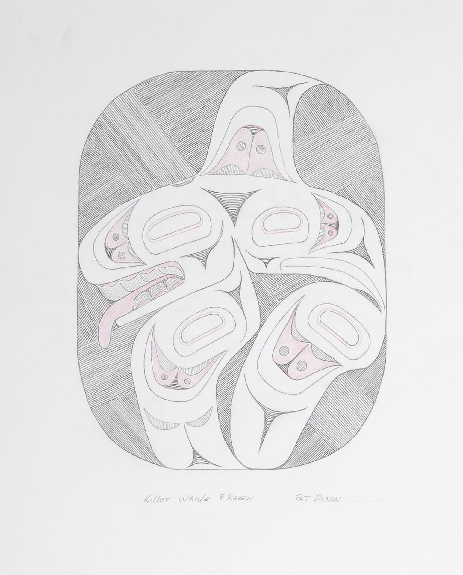 Pat Dixon (1938-2015) - Killer Whale and Raven
